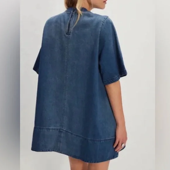 Free People Harlow Mini Oversized Babydoll Dress - Picture 2 of 11